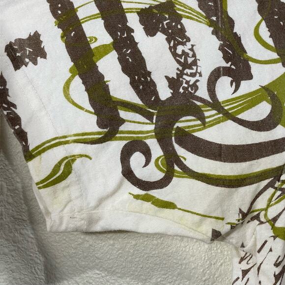 Y2K Max Muscle Fight Gear Graphic Eagle Skull T-Shirt Grunge Skater Streetwear L - Picture 10 of 11